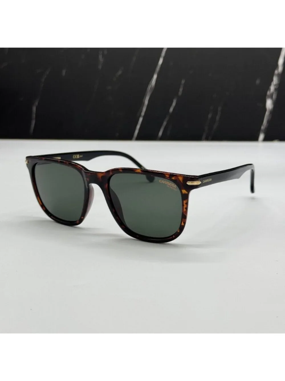 NWT CARRERA CA 300/S/US 086/QT Havana Green Sunglasses